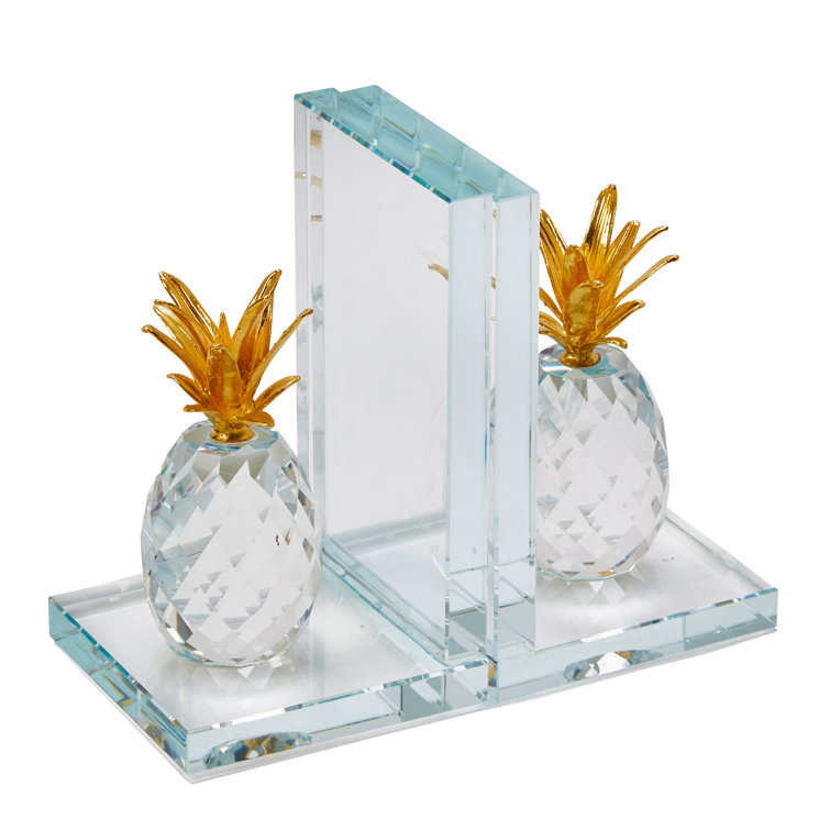 glass bookends glass bookends